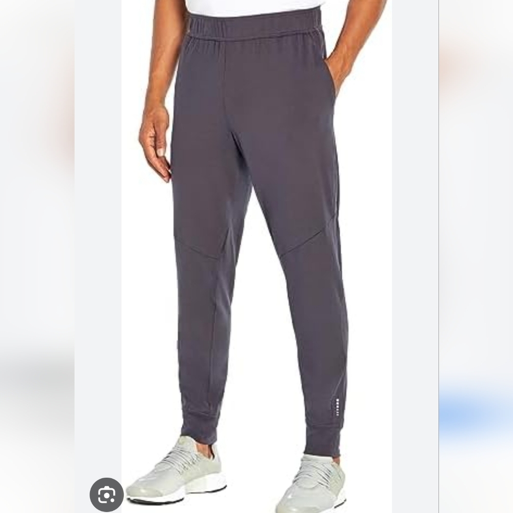 Balance Collection Men's Reflective Fleece DryWik Trainer Pant Kaki Size Medium
